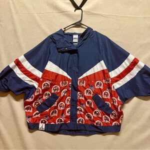 Disney 50th Anniversary Retro Vault Flag Windbreaker Jacket Size Med EUC